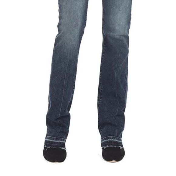 FRAME Denim Le Mini Boot Jethro Released Hem mid rise slim boot fit size 24 BNWT - Picture 2 of 13